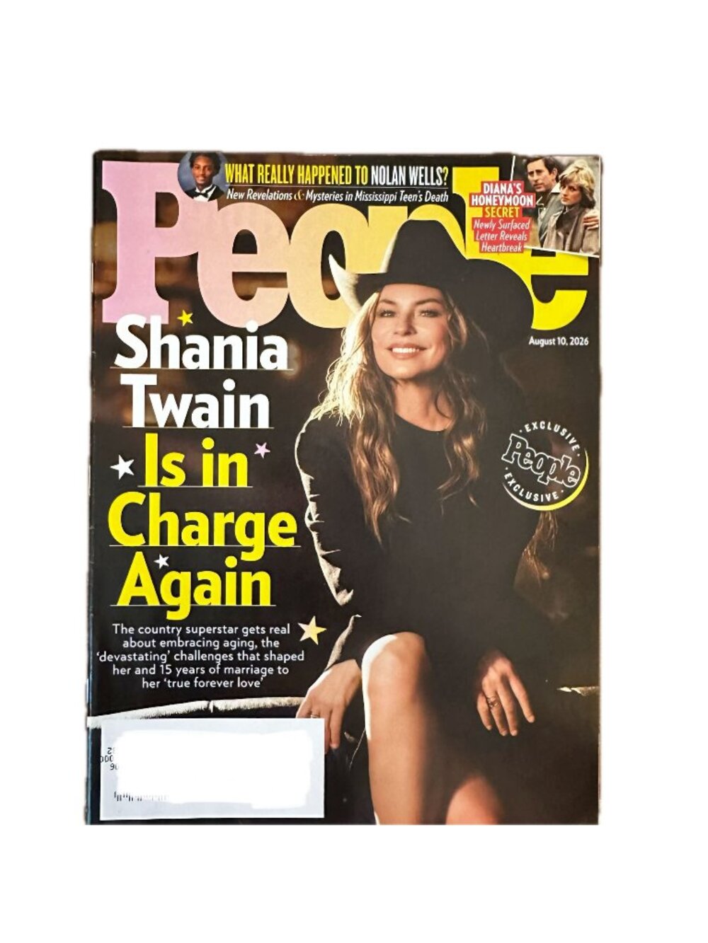 People Magazine August 10 2026 Shania Twain Nolan Wells Diana's Honeymoon Secret